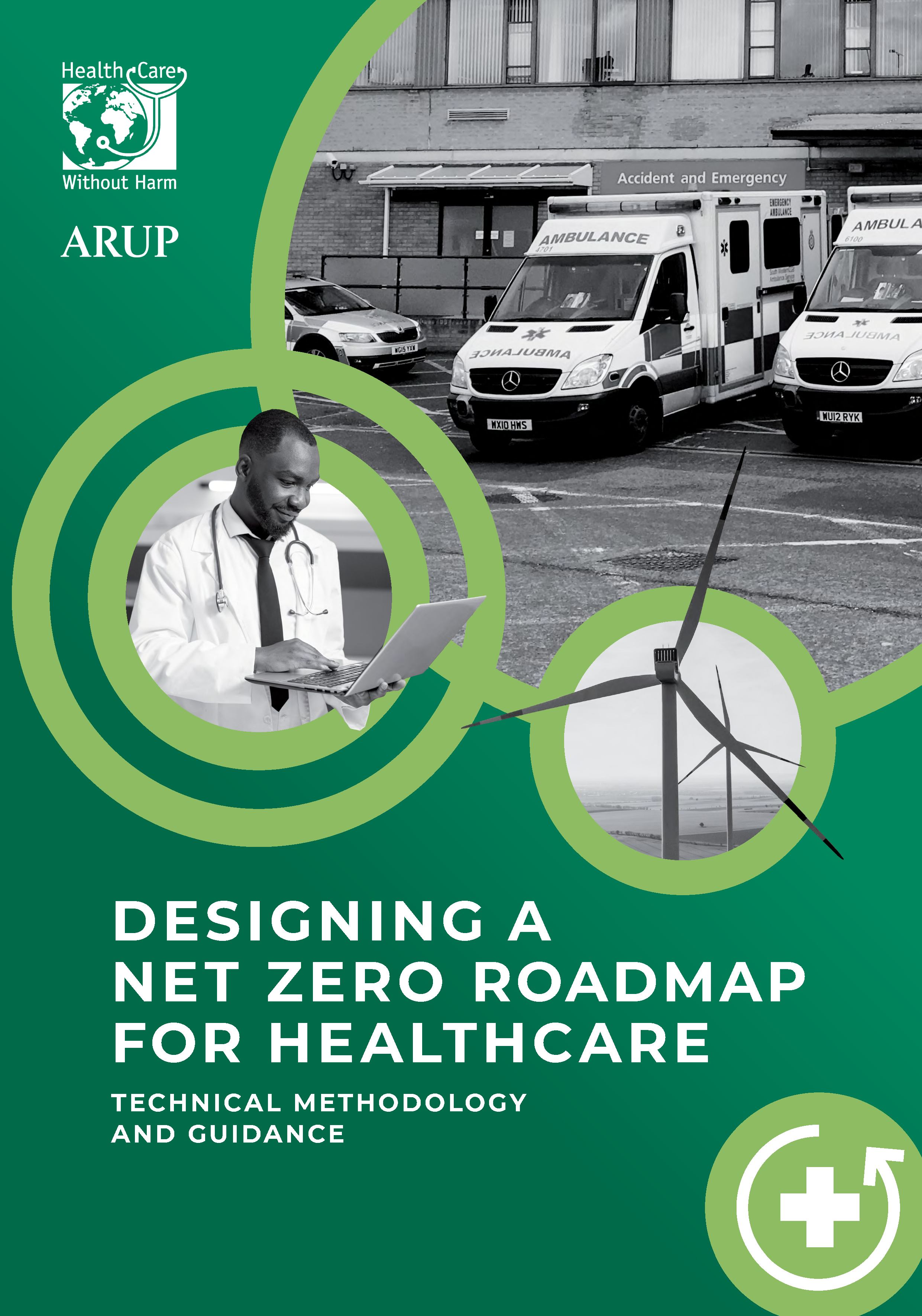 Cover of Designing a Net Zero Road Map for Healthcare publication