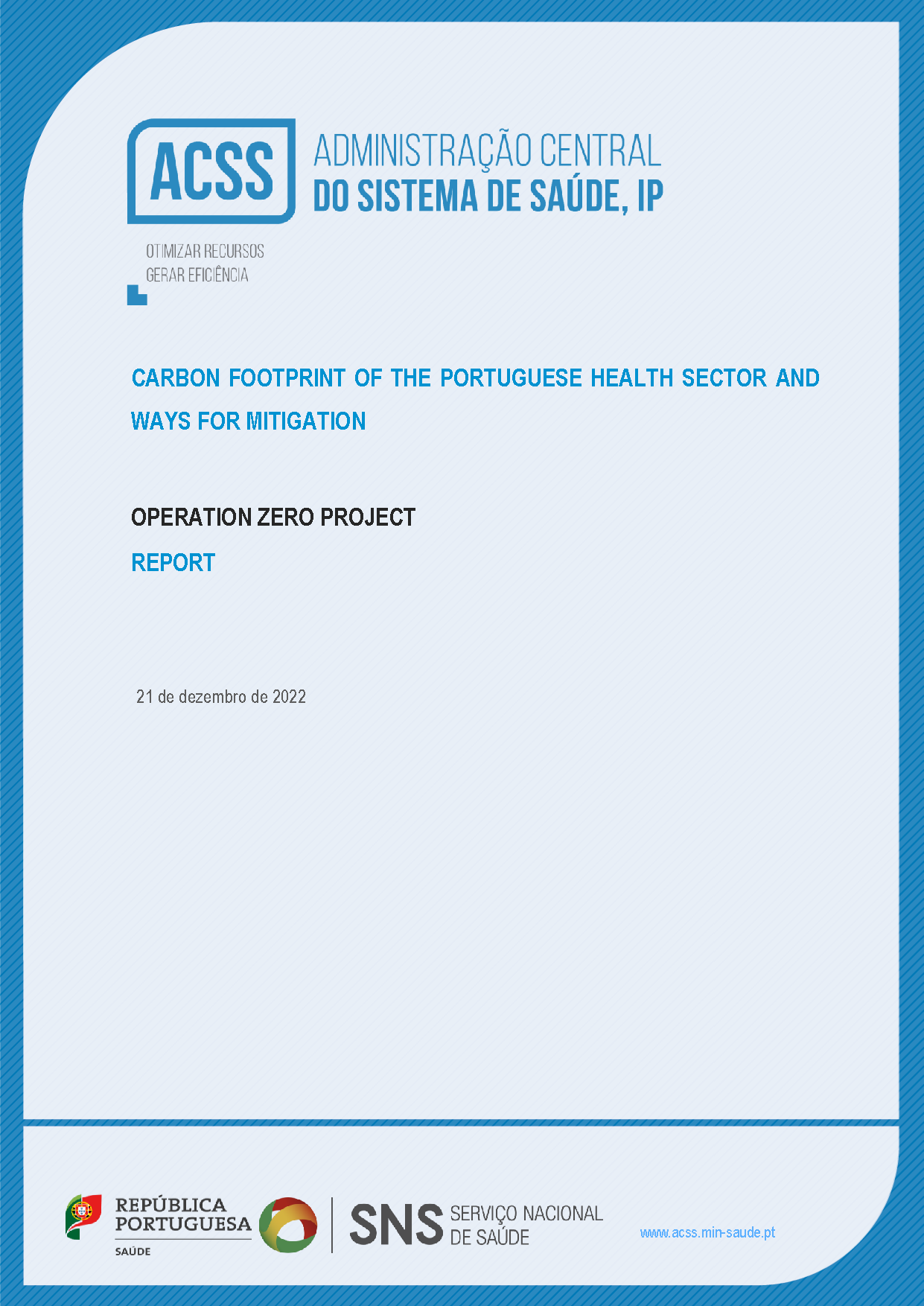 Frontcover of report